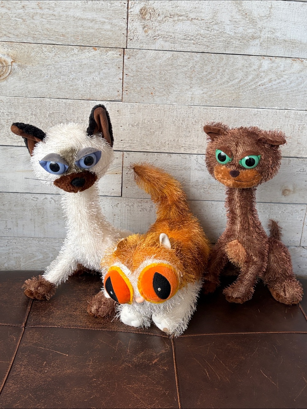 Vintage Carlton Cards Twisted Whiskers bendable plush animals lot